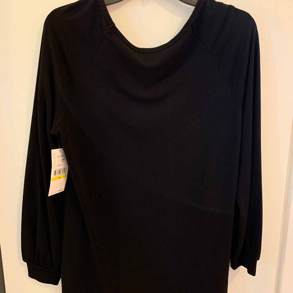 Karen Kane Foil Contrast Knit Top - Picture 5 of 7